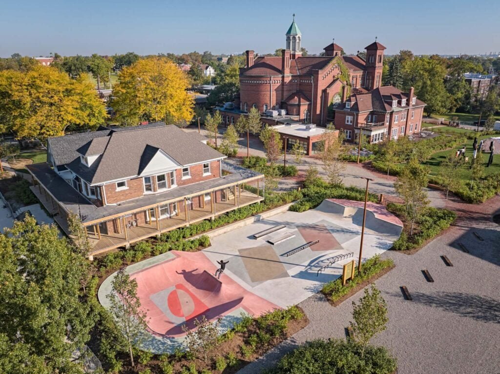The Shepherd, designed by PRO; landscape by OSD; and OMA’s LANTERN open in Detroit