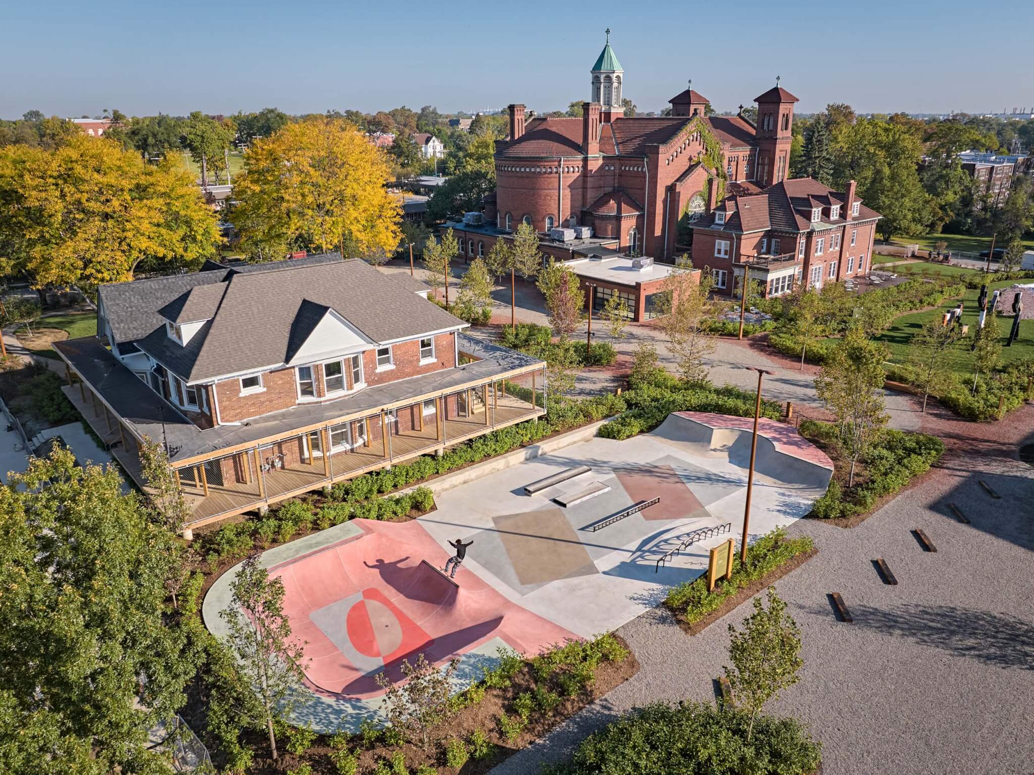 The Shepherd, designed by PRO; landscape by OSD; and OMA’s LANTERN open in Detroit
