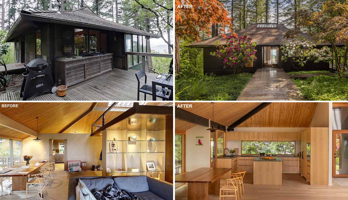 Before & After - A Mid-Century Modern Renovation In Oregon