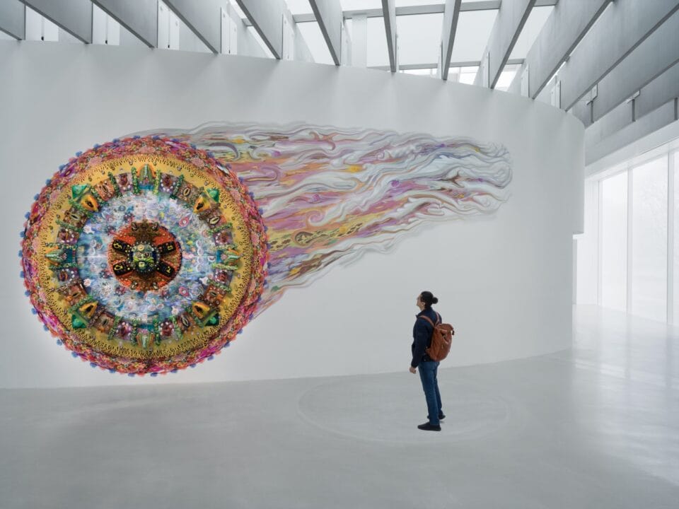 Einar and Jamex de la Torre’s Monumental Glass Assemblages Hurtle Through ‘Collidoscope’