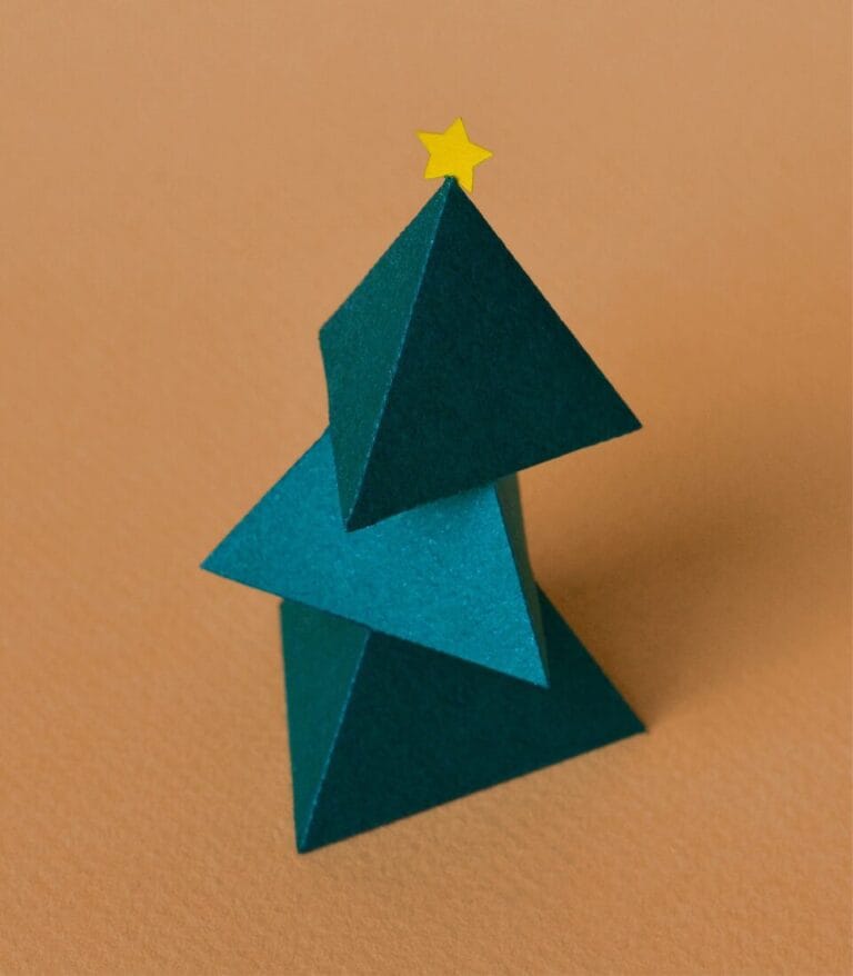 Paper Christmas Trees by Maho Motoyama Take Holiday Boxes to a New Level