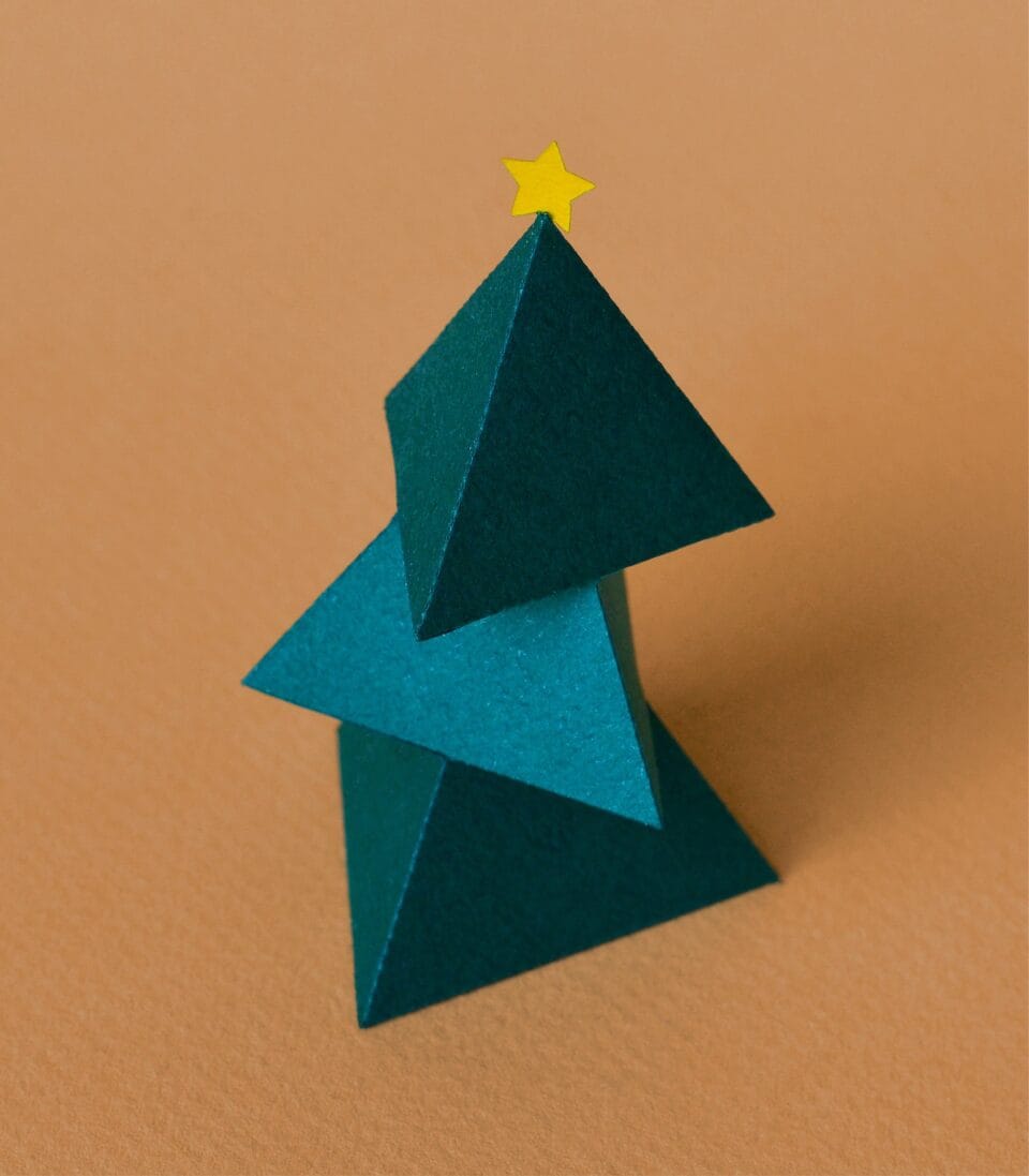 Paper Christmas Trees by Maho Motoyama Take Holiday Boxes to a New Level