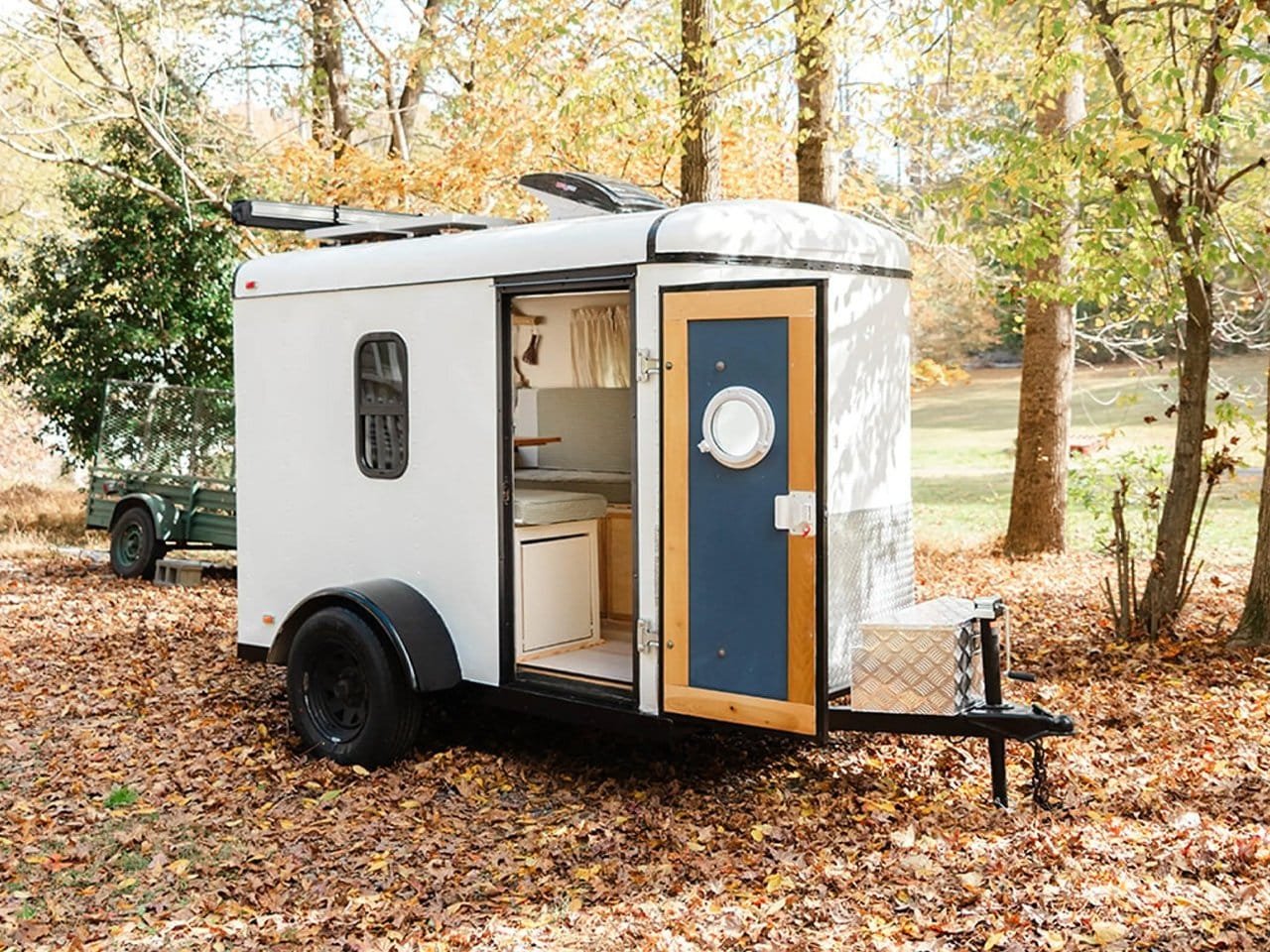 This Super Tiny Home Was Once An Old Cargo Trailer
