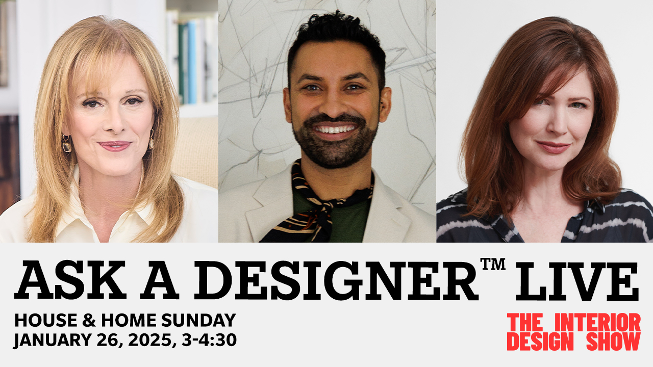 المنزل والمنزل - انضم إلينا في بث مباشر لـ Ask A Designer™ في IDS 2025