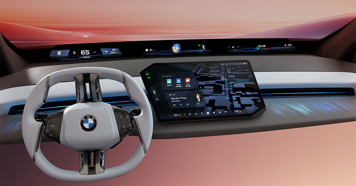 BMW debuts visionary panoramic idrive experience