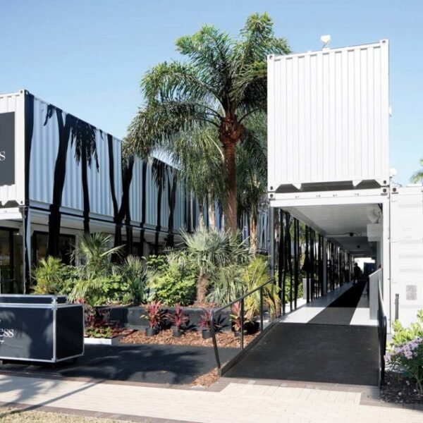 LOT-EK Transforms Humble Cargo Containers into a Retail Oasis