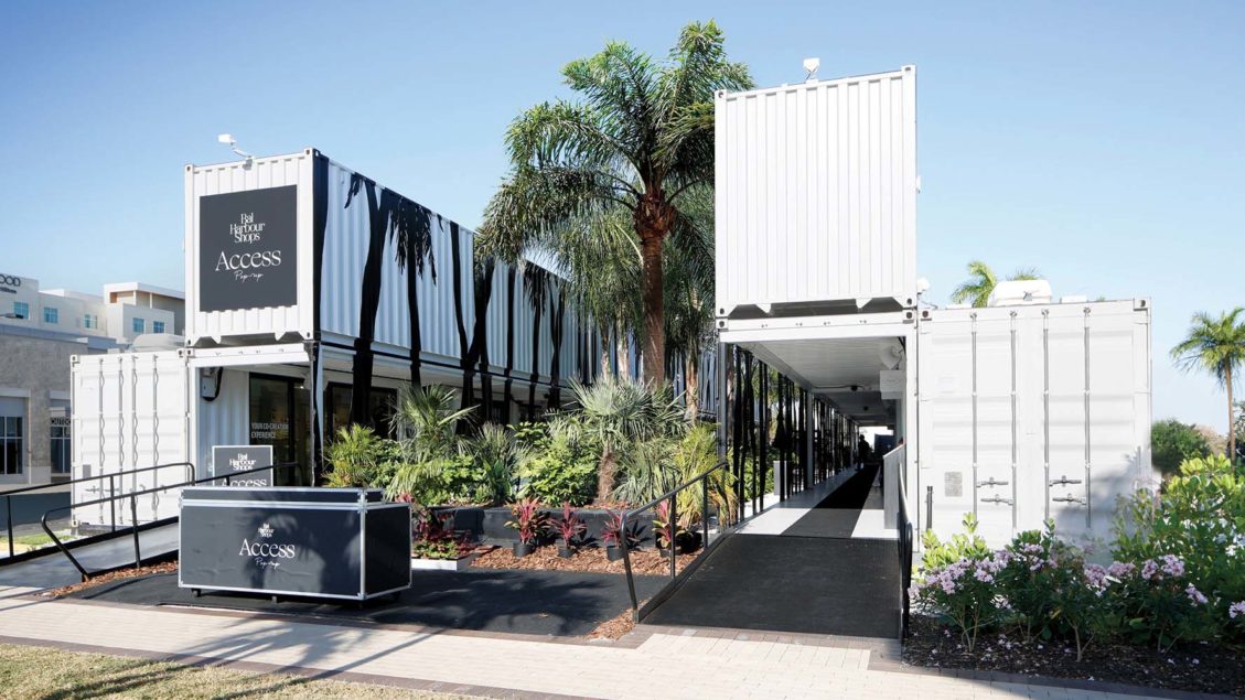LOT-EK Transforms Humble Cargo Containers into a Retail Oasis