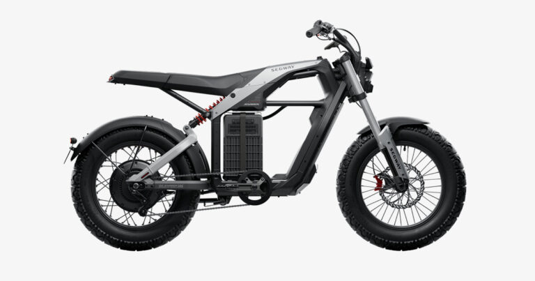 segway xyber electric bike can go into race mode using the throttle