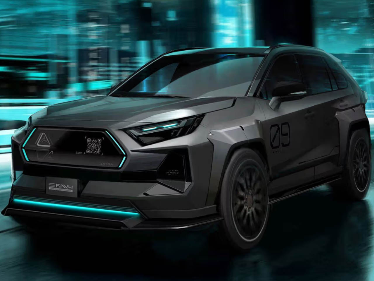 يعد أداء RAV4 Dark Side من تويوتا مفهوم أداء غامض من المقرر ظهوره لأول مرة في صالون طوكيو للسيارات