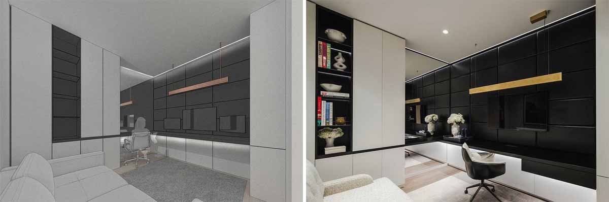 From Render To Reality - A New Home Office And Laundry Room
