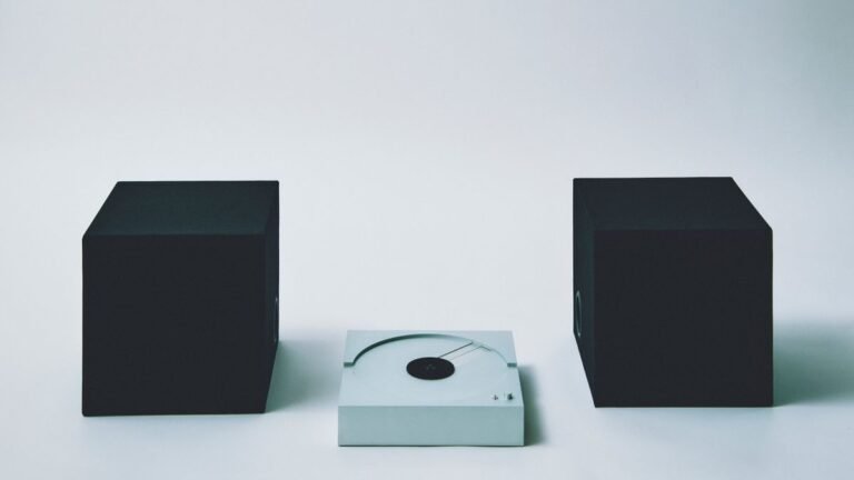 Waiting for Ideas have recast the turntable as a minimal aluminium altar for vinyl worship
