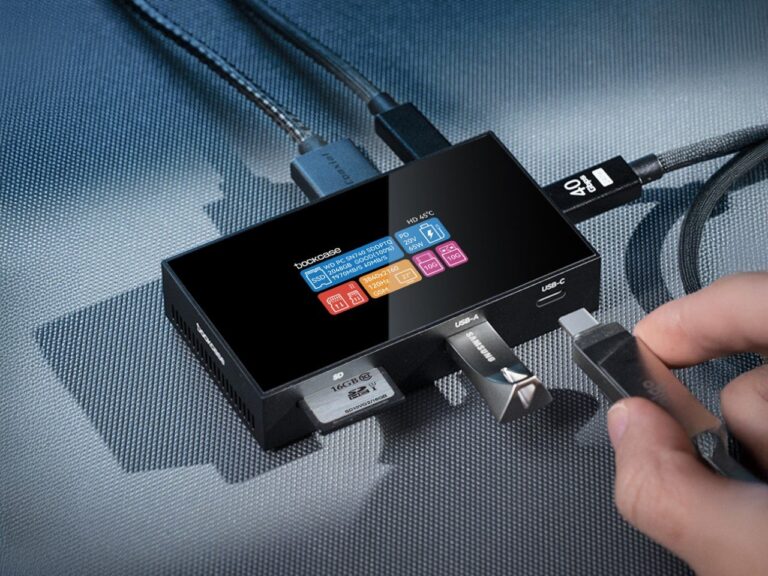 The Most Feature-Packed USB-C Hub Yet—Touchscreen Dashboard, 2TB SSD, and 100W PD