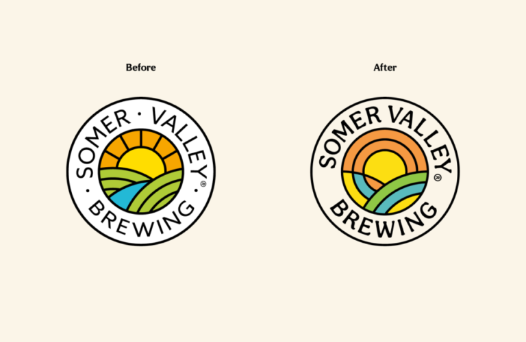 استوديو واستوديو سبيسبيري ، حرس هوية عملية لصالح Somer Valley Brewing
