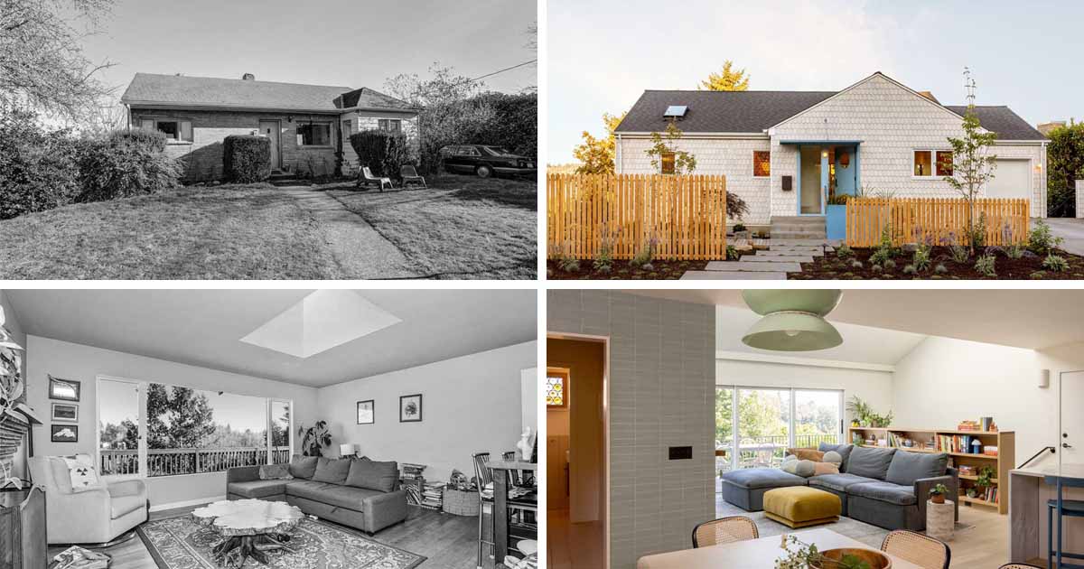 Before & After - The Renovation Of A 1950s Home In Seattle