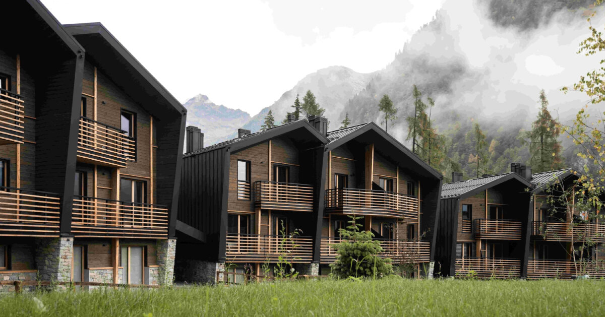 G22 Projects Tucks Mountain Village Lodges في قمم جبال الألب في إيطاليا
