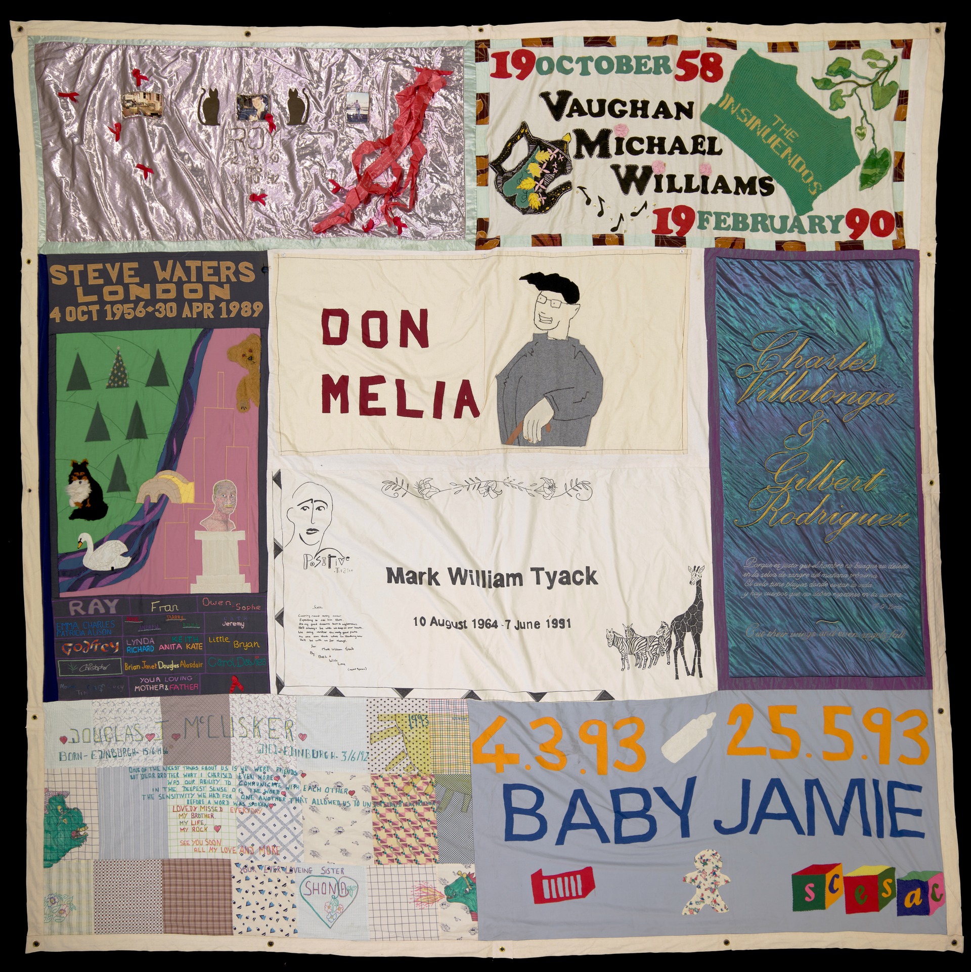 AIDS Memorial Quilt at tate modern