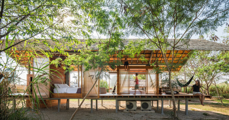 imaginary objects builds child-sized 'kid cabin' in thailand