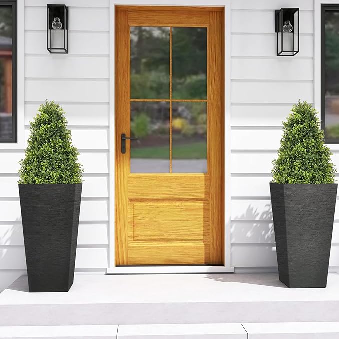 artificial boxwood topiary trees