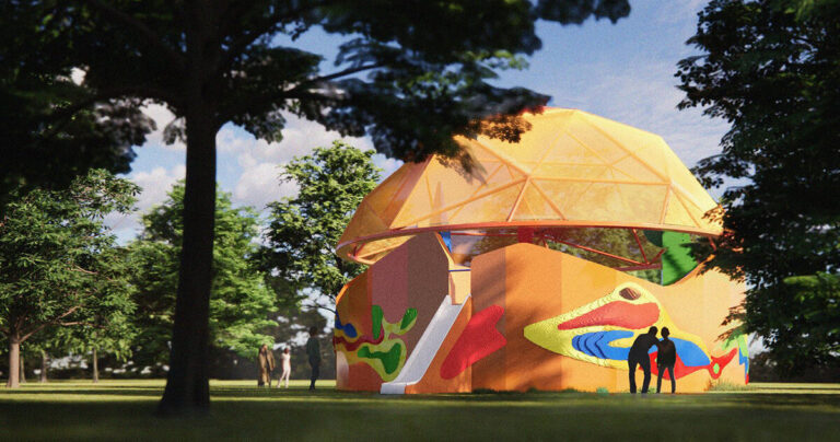 صنبورنتين بيتر كوك و LEGO لـ "Play Pavilion" في لندن
