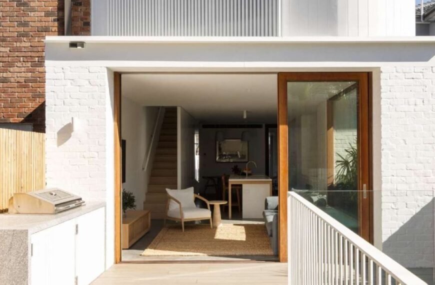 A Brick Home's Coastal Makeover