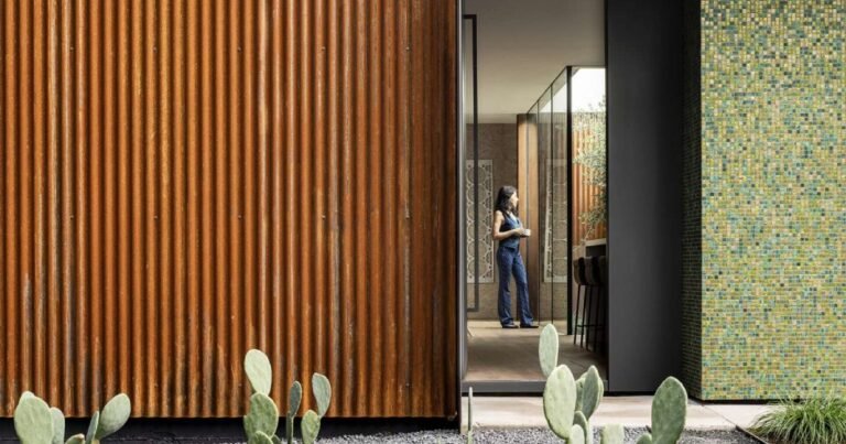 From the street, it looks like a shed, inside, this home's a sanctuary