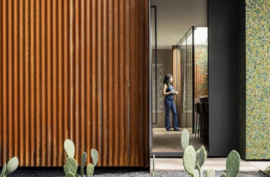 From the street, it looks like a shed, inside, this home's a sanctuary