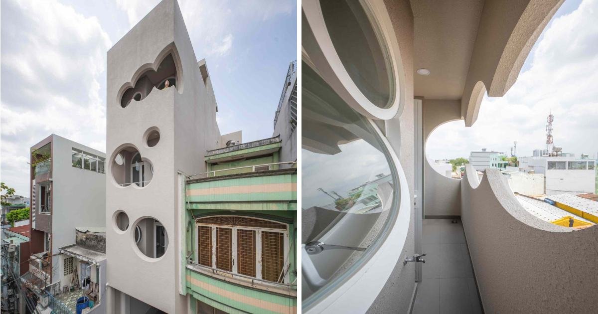 Peek Inside This Apartment Building With Cloud-Shaped Windows