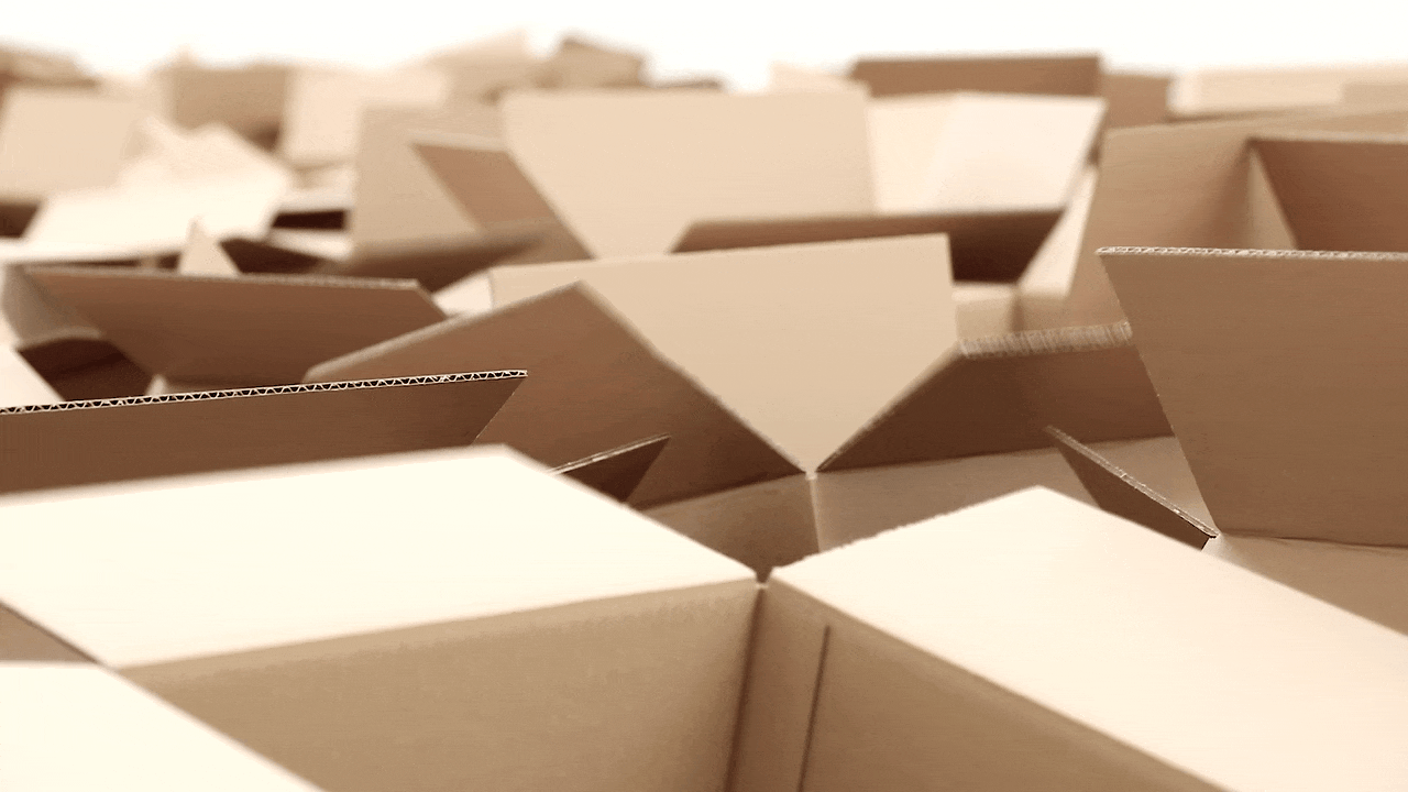 Ubiquitous Objects Transform into Ambient Soundscapes in Zimoun’s Installations 1 cardboard boxes rattle