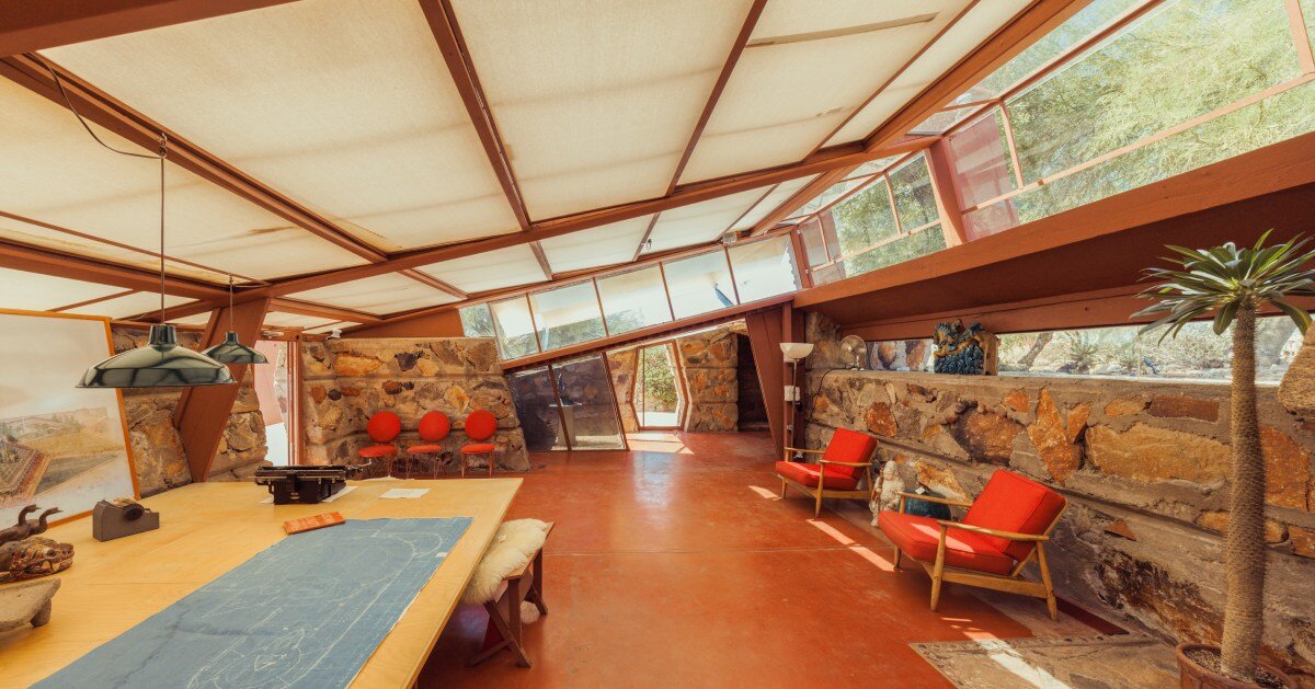 franck bohbot captures frank lloyd wright's taliesin west in arizona