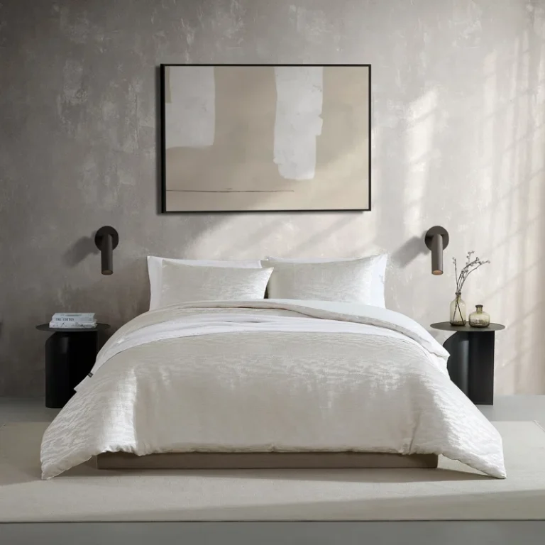 luxury ivory duvet cover set