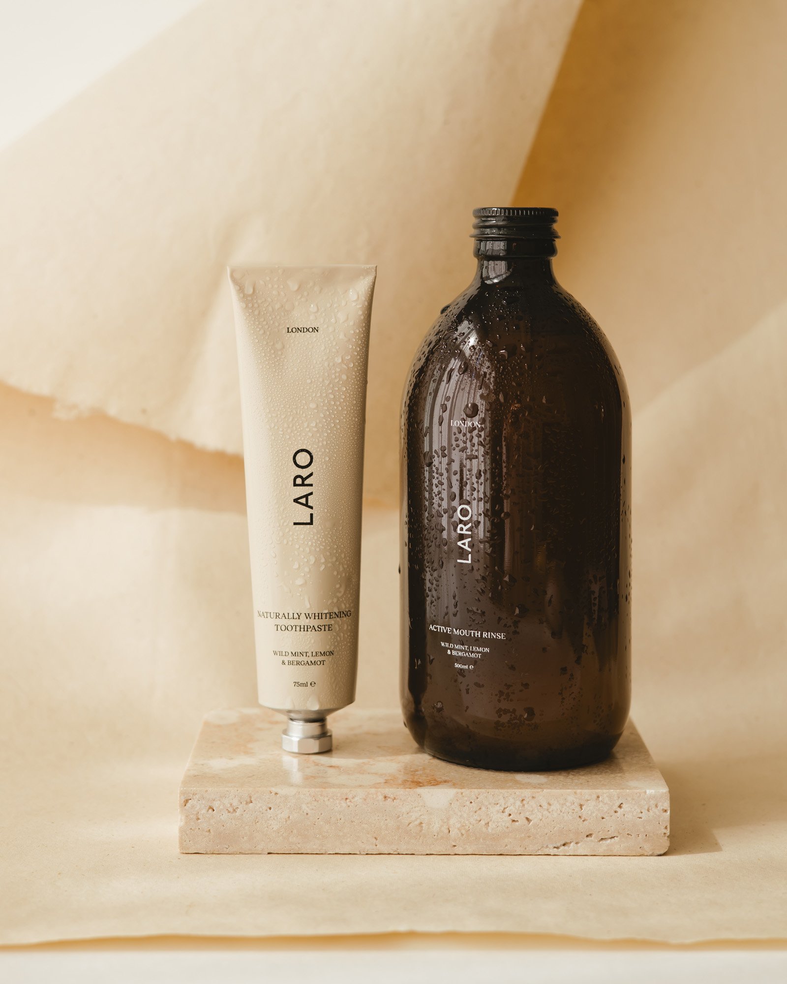 معجون الأسنان لارو لندن وغسول الفم