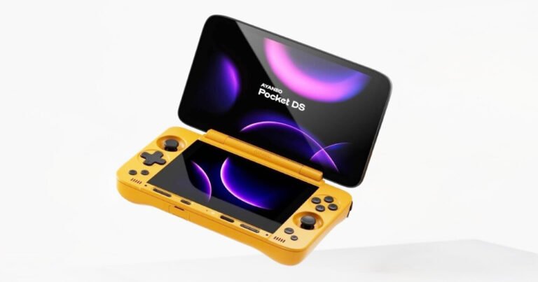 Ayaneo Pocket DS التي تديرها Android هي وحدة تحكم مع شاشتين
