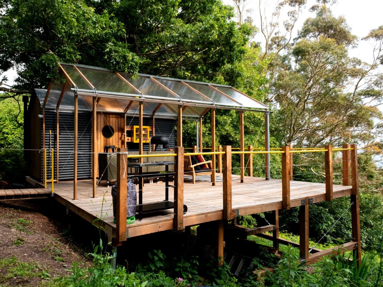 Modular Tree Boxes Birdhouse Modular Tiny House: Tree Tents 'Flatpack ، Cabining Cabining ...