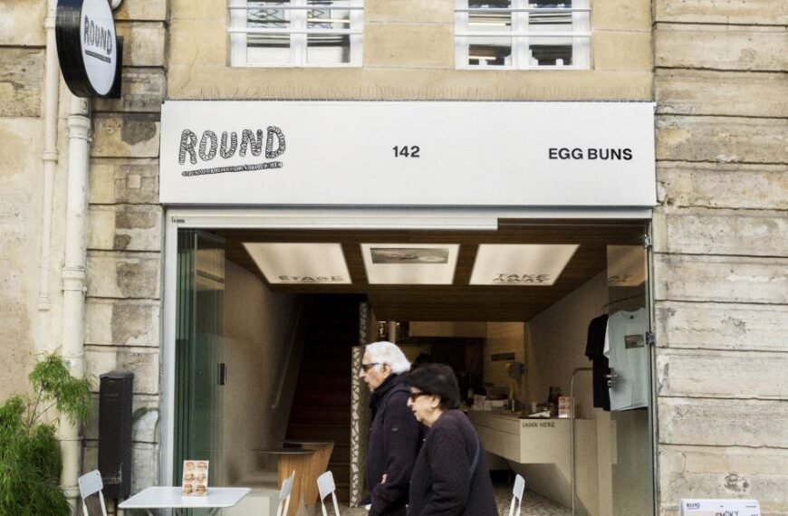 Round gets a rebellious rebrand, blending eggs, skateboards and graffiti with Parisian flair