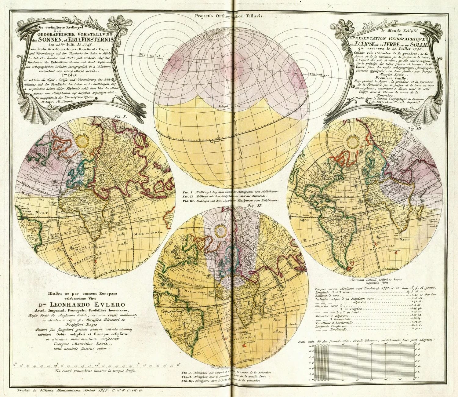Eclipse Atlas هو أرشيف قابل للبحث يلتقط الظاهرة المغرية عبر العصور 1 خريطة مصورة ملونة من الكسوف ومسارها