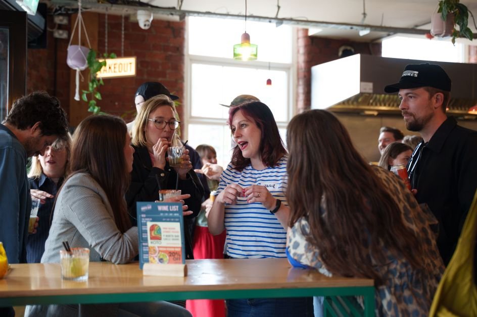 'It never sat right with me': why Anna Wanczyk swapped CZYK Design for Anna& 1 Anna Wanczyk, second from left, at Creative Boom IRL Leeds (Photography by Michael Godsall