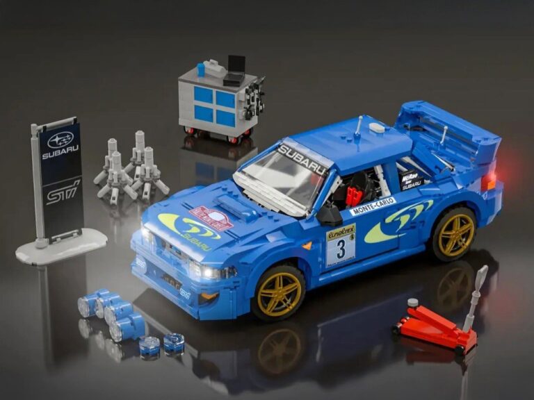 يحصل Subaru Impreza WRC على كولن ماكراي على إحياء مفصل ليغو
