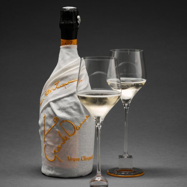 Veuve Clicquot rafrachissoir and bottle by Jacquemus