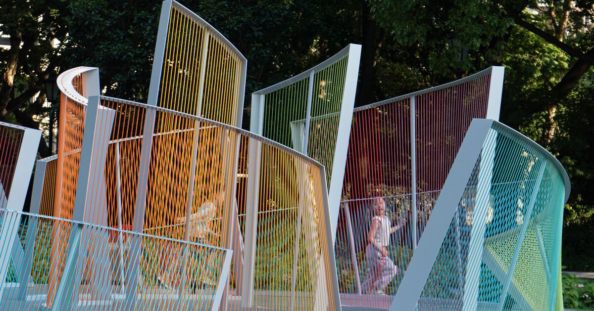 حبل النايلون شكل ملامح منحنية ملونة لتركيب Mars Studio Mirage