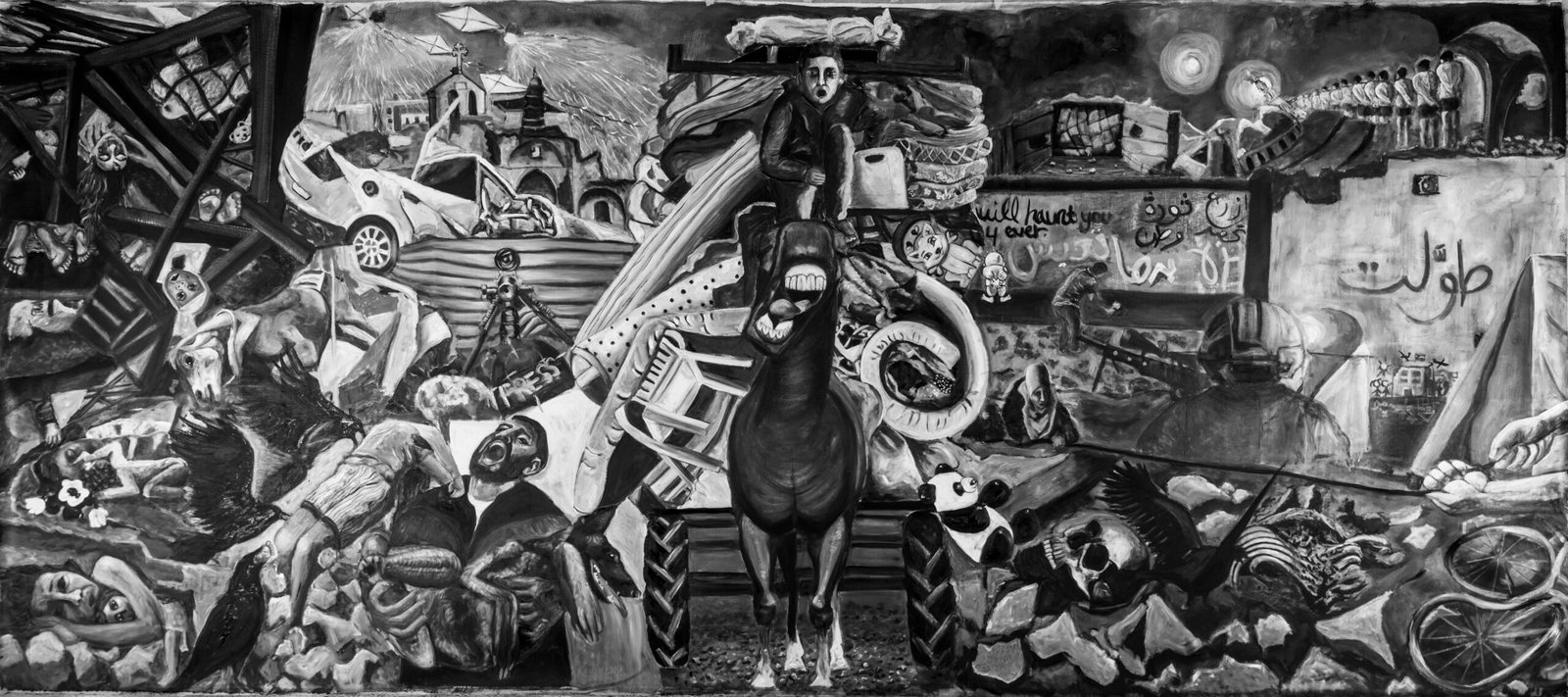 قابل مالاك ماتار ، الفنان الفلسطيني وراء حفل "معا للفلسطين" في ويمبلي أرينا في لندن 1 العمل الفني