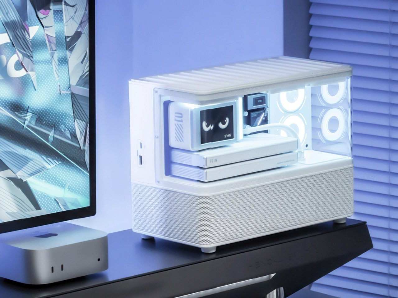 يمتلك مكبر الصوت Cyberpunk من Edifier الذي تبلغ تكلفته 210 دولارات مراوح RGB مثل جهاز ألعاب بقيمة 3000 دولار