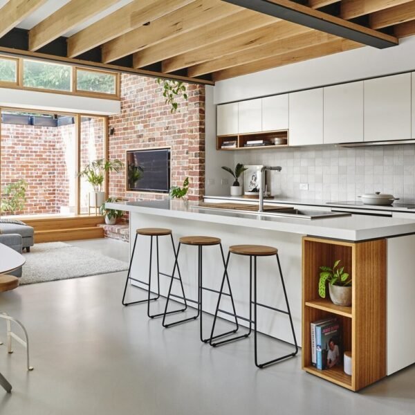 A century old Yarraville worker’s cottage transformed into an eco conscious home with reclaimed materials and thoughtful, low impact design.