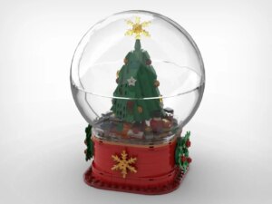 This LEGO Christmas Snow Globe Actually Spins and it’s Perfect Stocking Stuffer Material 1 This LEGO Christmas Snow Globe Actually Spins and it’s Perfect Stocking Stuffer Material