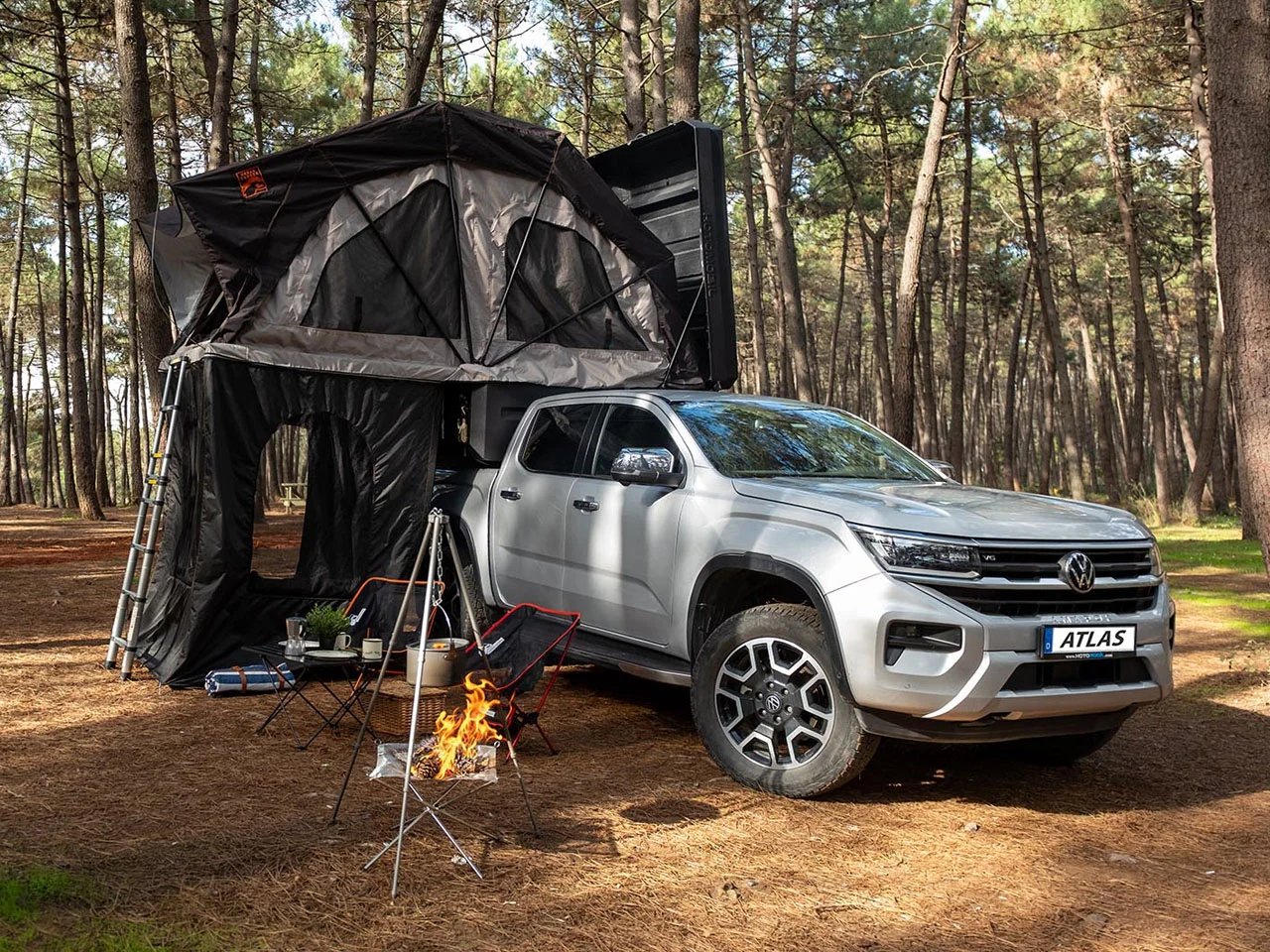 Turkish RV maker just dropped ‘most durable and lightest’ full-bodied pickup camper with unfurling rooftop tent