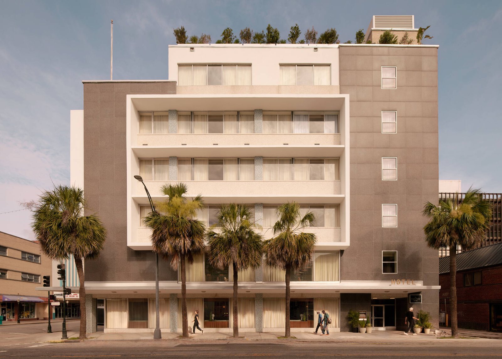 A former 1960s bank in downtown Savannah reopens as Municipal Grand, blending preserved mid-century architecture with a hotel designed around city life.