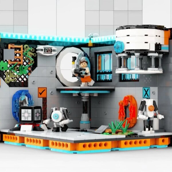 This LEGO Portal 2 Set Lets You Design/Build Your Own Test Chambers With 1,280 Pieces