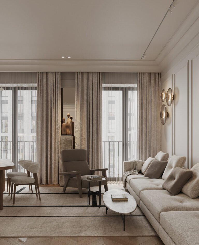 لمحة داخل منزل التراث الناعم 8 floor to ceiling drapery