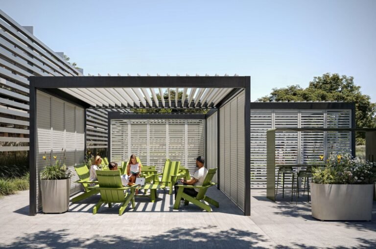 هيكل خارجي مبسط من خلال أشكال المناظر الطبيعية
