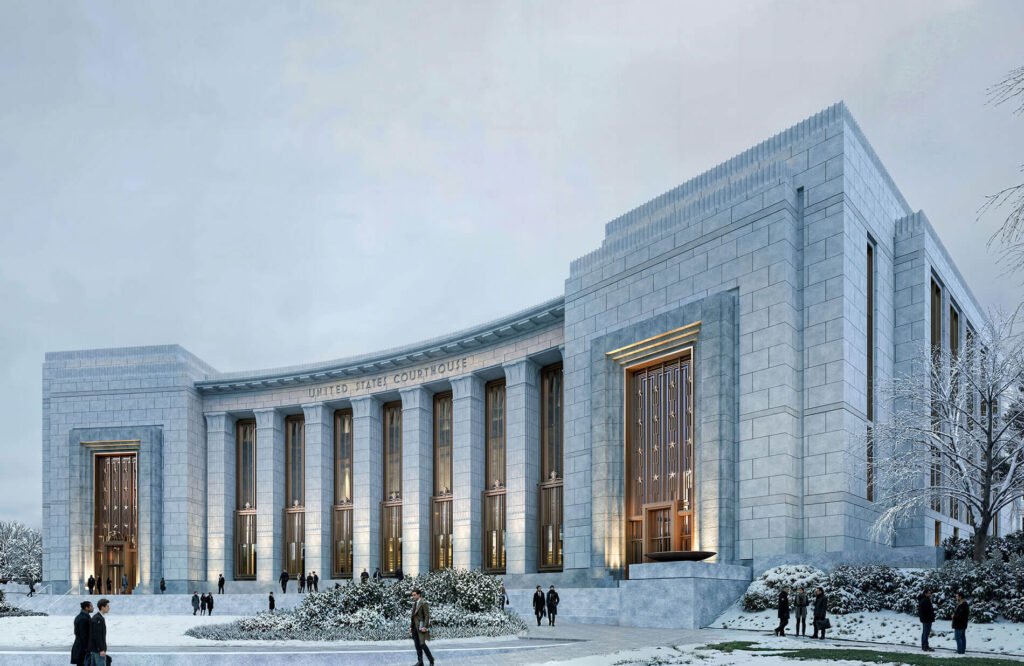 GSA shares renderings of Tennessee courthouse designed by HOK