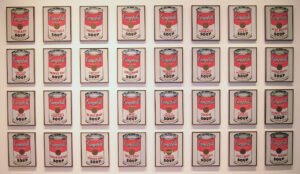 Anatomy of a logo: Andy Warhol's Campbell's soup can 2 campbells soup cans